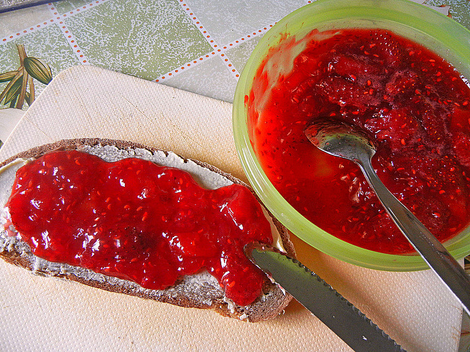 Erdbeer-Himbeer-Marmelade von gourmang | Chefkoch