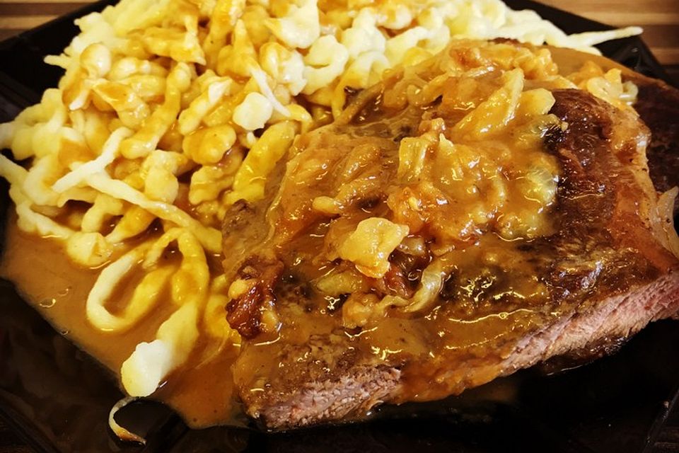 Schwäbischer Zwiebelrostbraten
