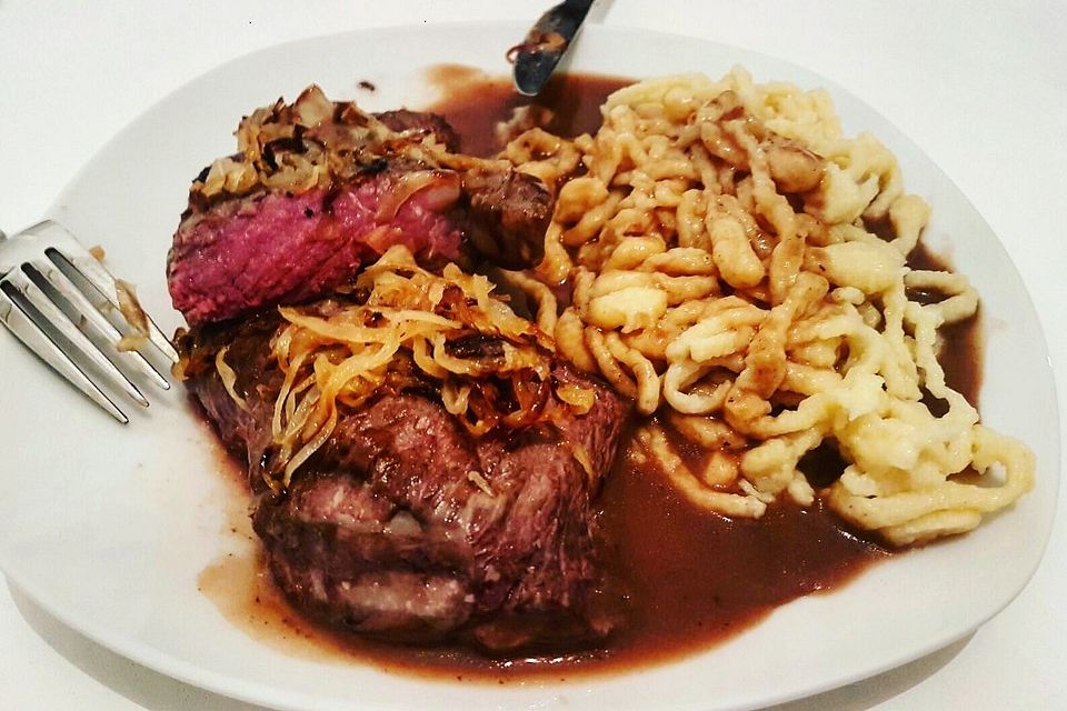 Schwäbischer Zwiebelrostbraten