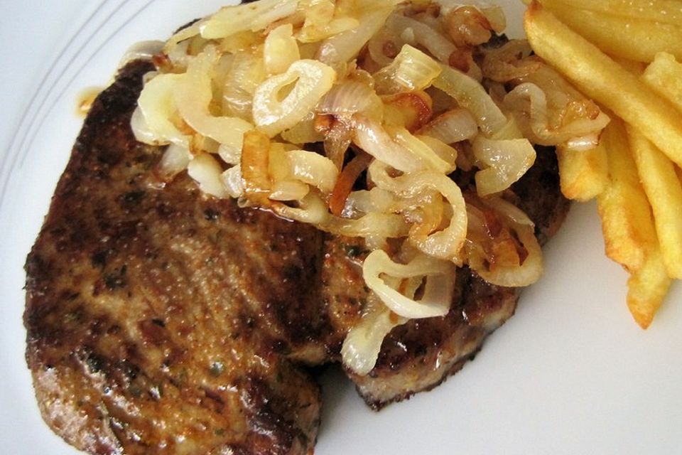 Schwäbischer Zwiebelrostbraten