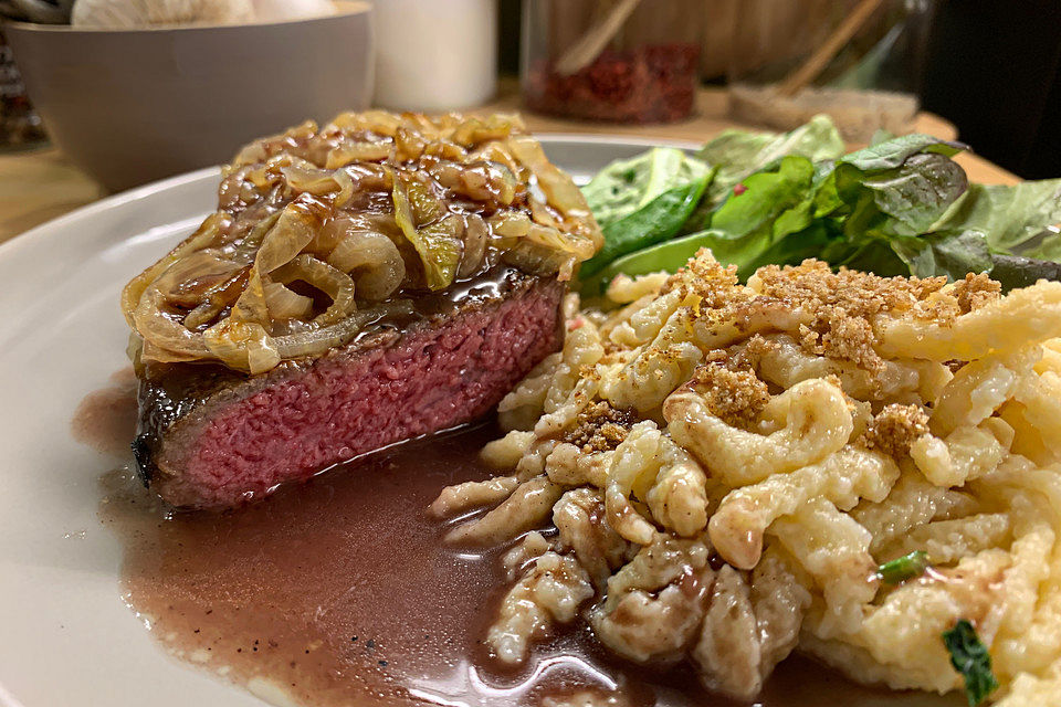 Schwäbischer Zwiebelrostbraten