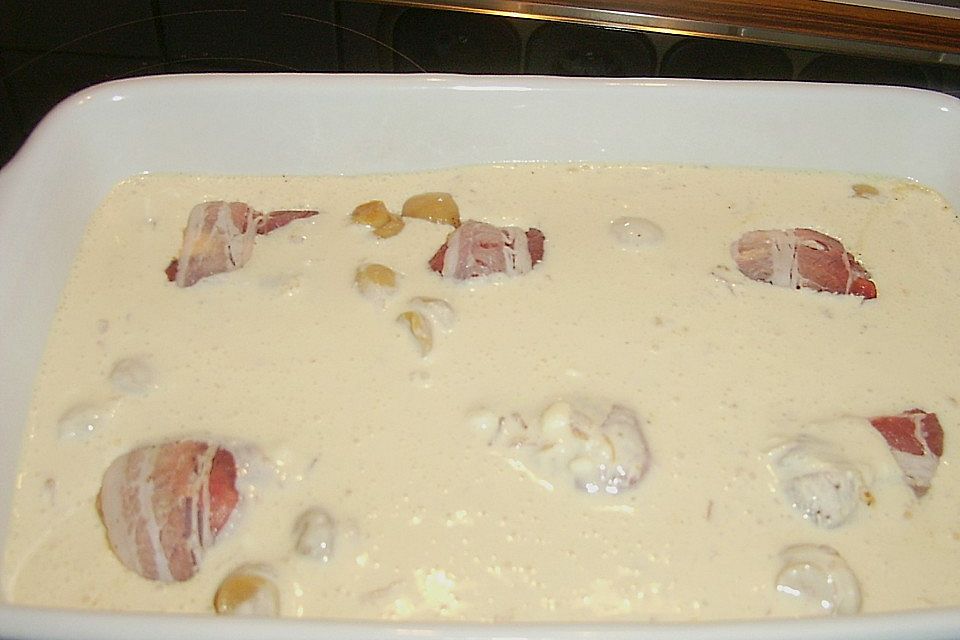 Schweinelende überbacken