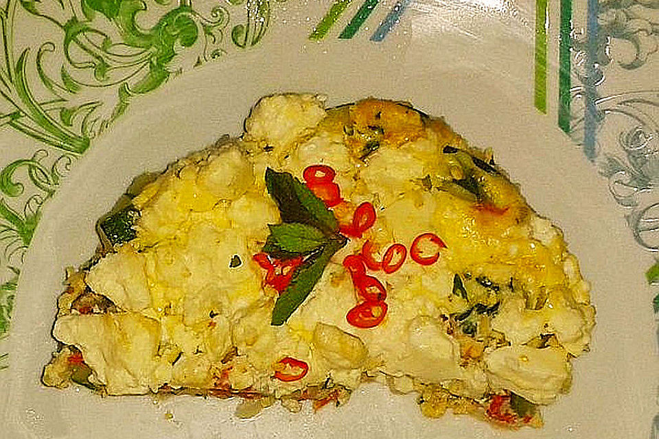 Sommerliches Omelette