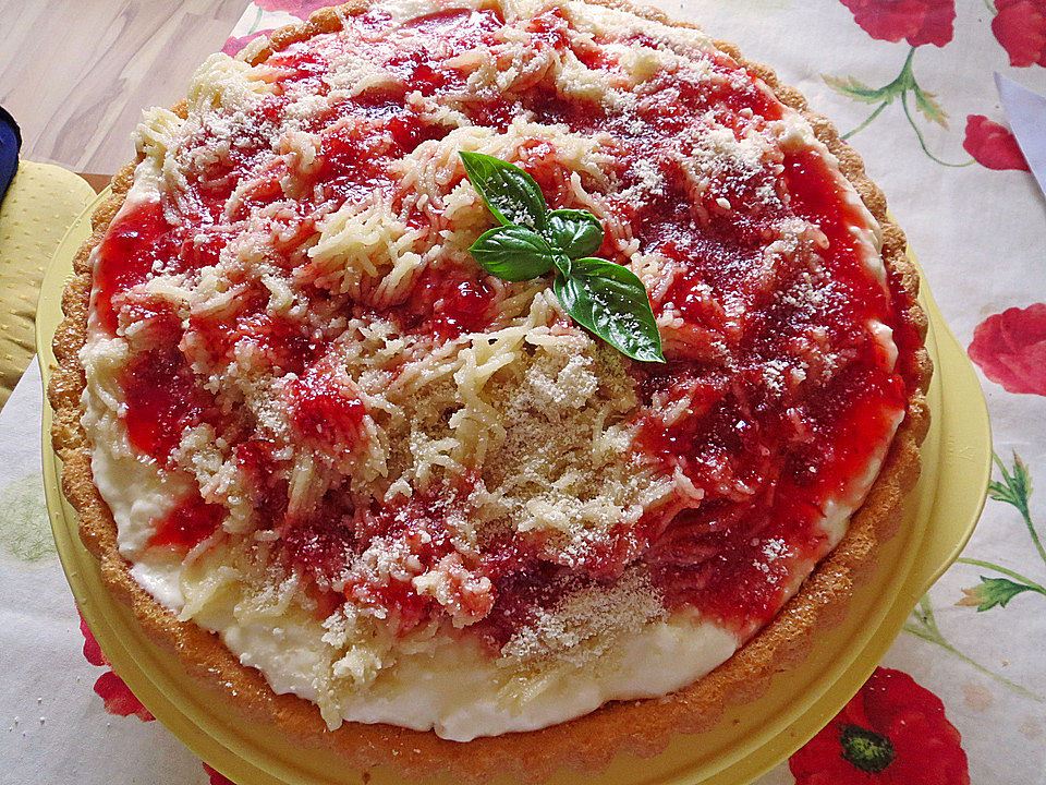 Spaghetti-Torte mit Himbeersoße von riga53| Chefkoch