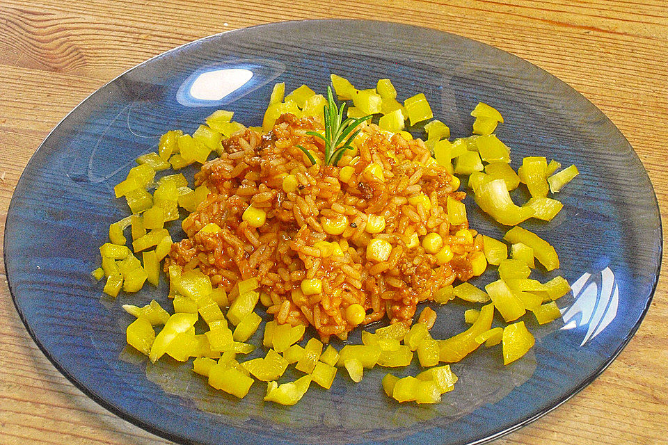 Katalanisches Reisfleisch Katalanisches Reisfleisch