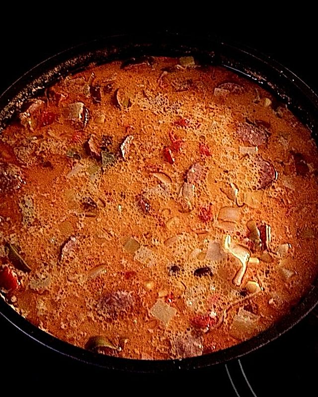 Cabanossi-Mettenden-Suppe