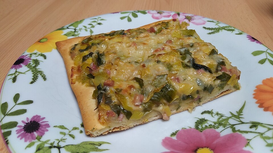 Lauchkuchen vom Blech von Aquafunpedi Lauchkuchen vom Blech von Aquafunpedi