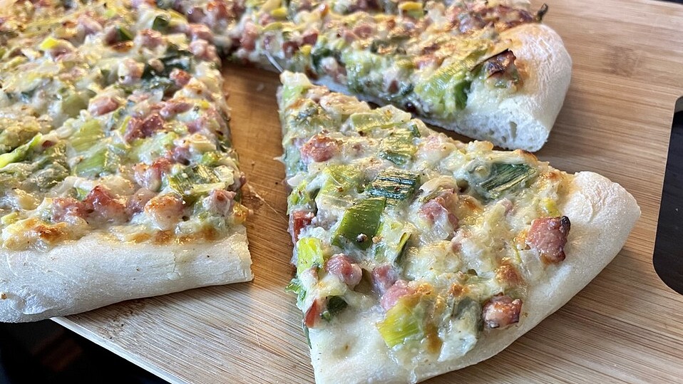 Lauchkuchen vom Blech von Aquafunpedi Lauchkuchen vom Blech von Aquafunpedi