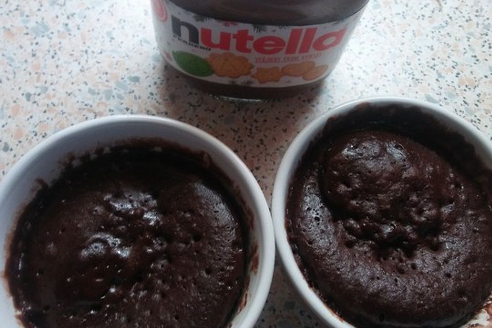 3 Minuten Nutella Mugcake