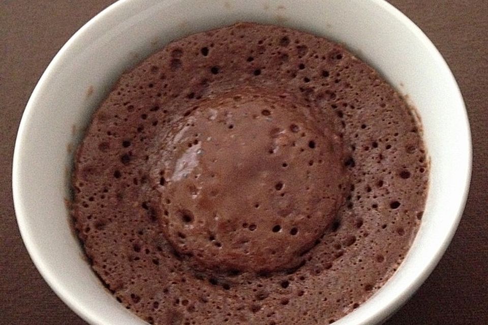 3 Minuten Nutella Mugcake