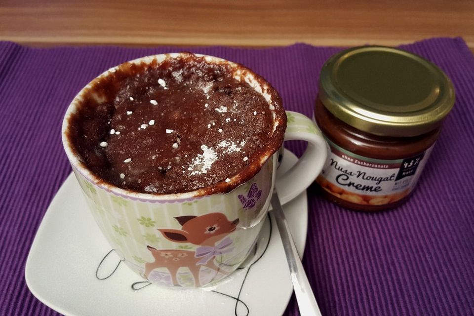 3 Minuten Nutella Mugcake