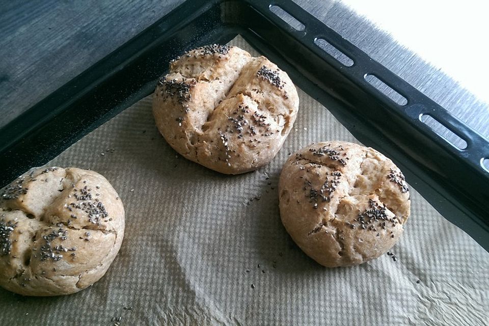 Dinkel-Kartoffelmehl-Brötchen mit Quark und Natron Dinkel-Kartoffelmehl-Brötchen mit Quark und Natron