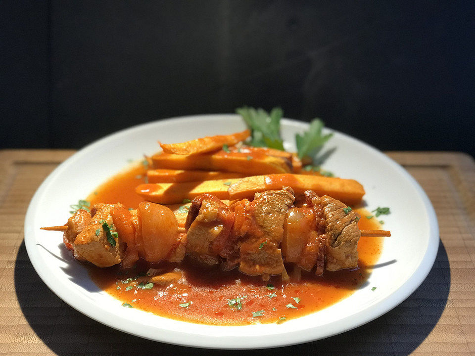 Schaschlik mit selbstgemachter Schaschliksoße von katzenbuckel | Chefkoch