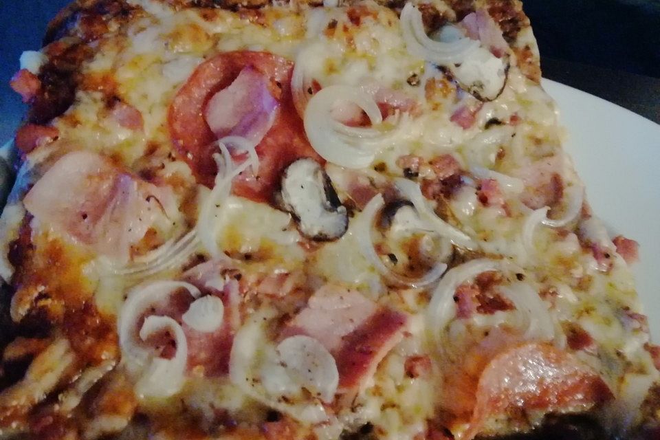 Low carb Pizzateig