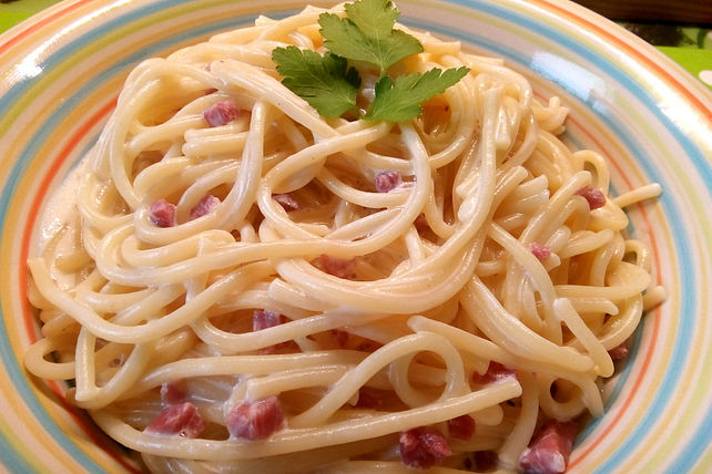 Spaghetti Carbonara ohne Ei von Tessa969| Chefkoch