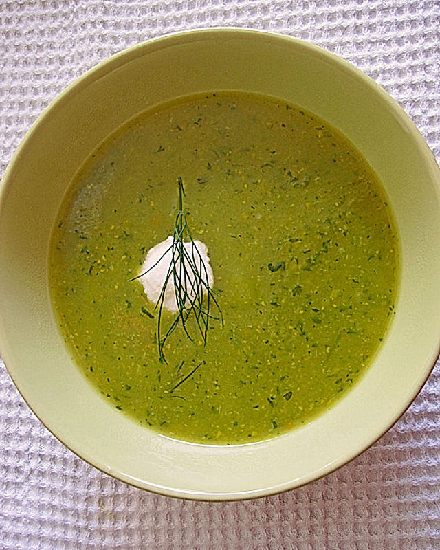 Zucchini-Dill-Suppe