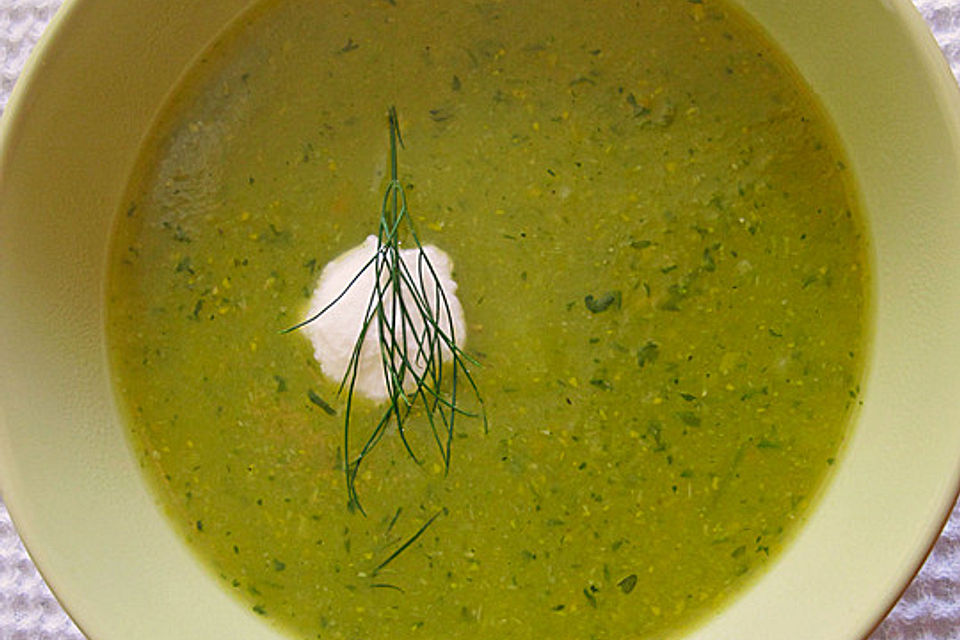 Zucchini-Dill-Suppe