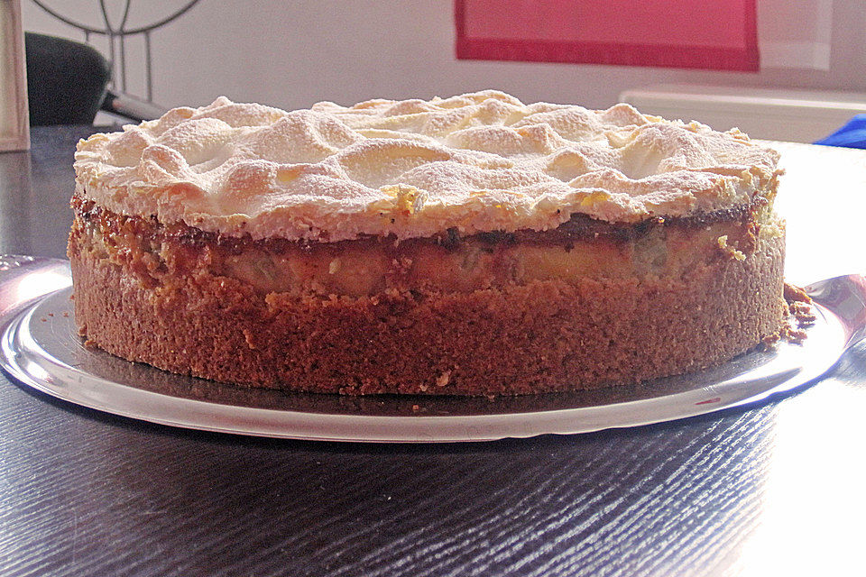 Rhabarber-Baiser-Kuchen