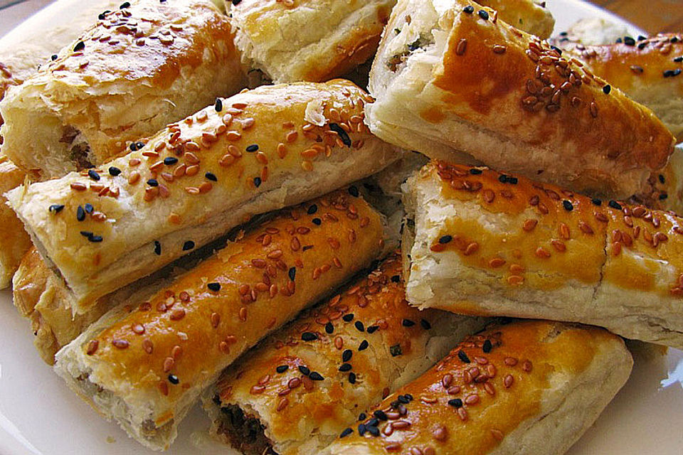 Börek mit Hackfleischfüllung