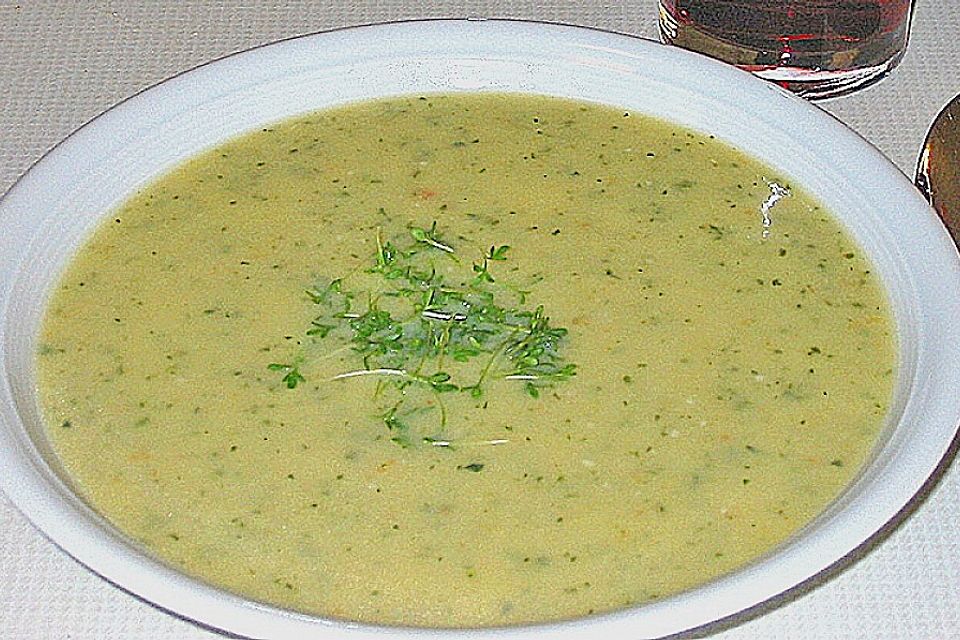 Zucchinicremesuppe