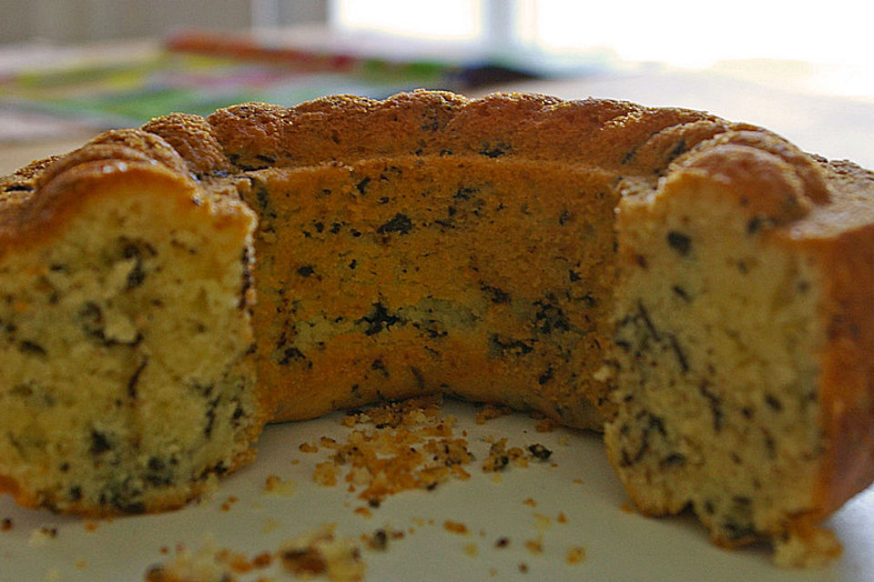 Limettenkuchen mit einem Hauch Schokolade