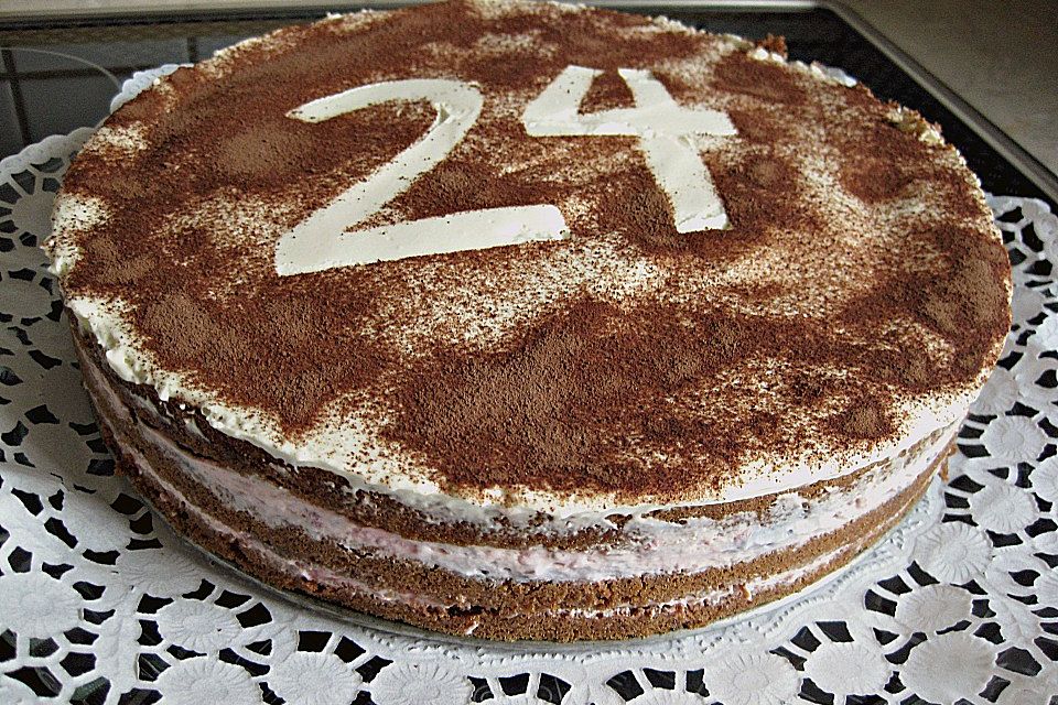 Himbeer - Tiramisu - Torte