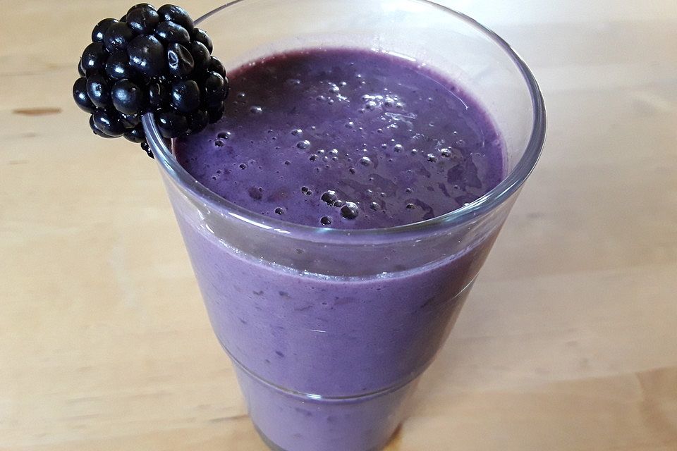 Brombeer-Bananen Smoothie