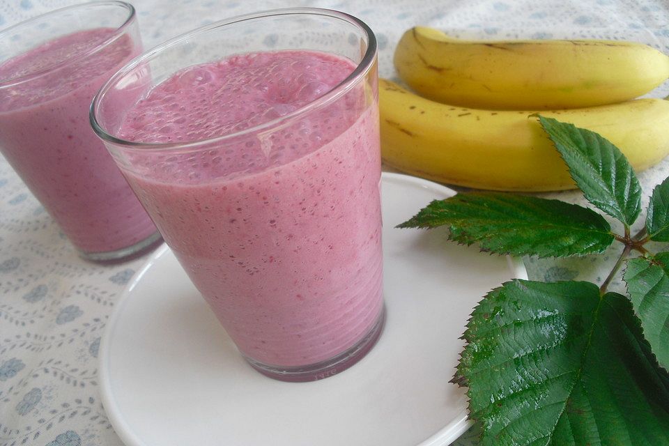 Brombeer-Bananen Smoothie