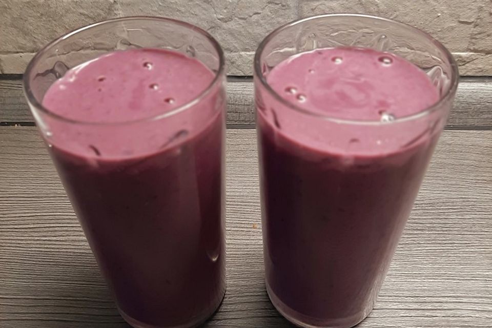 Brombeer-Bananen Smoothie