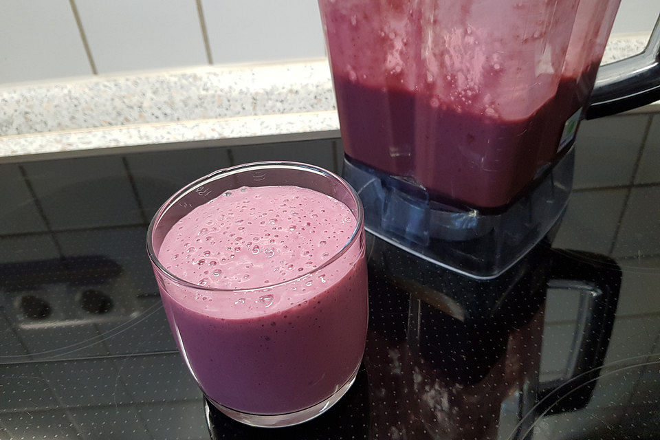 Brombeer-Bananen Smoothie