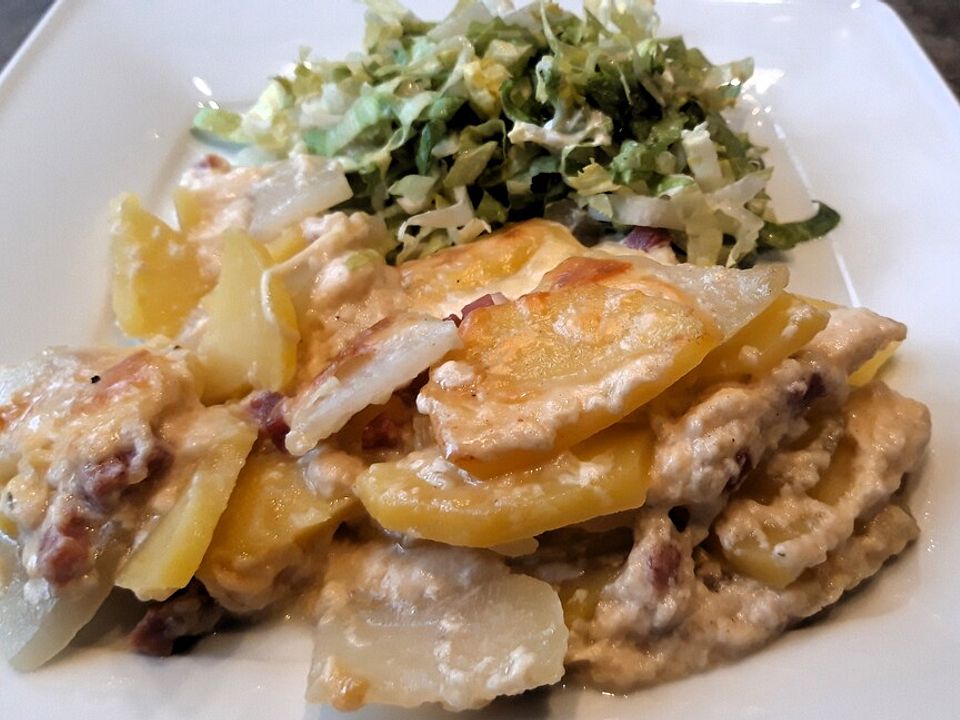 Kartoffel - Kohlrabi Auflauf mit Schinken von Anita2203| Chefkoch