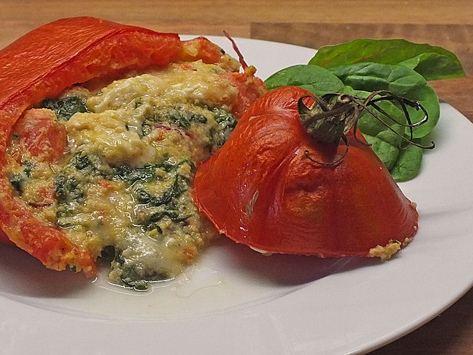 Tomaten mediterran gefüllt mit Käse und Kräutern von badegast1| Chefkoch