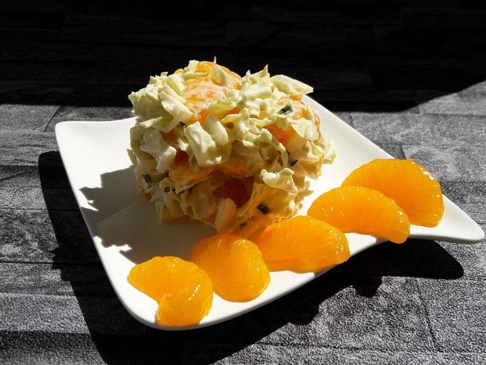 Chinakohlsalat mit Mandarinen von Eviwe| Chefkoch