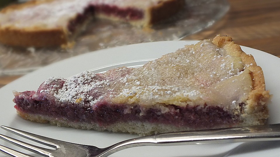 Gedeckter Brombeerkuchen von Juulee