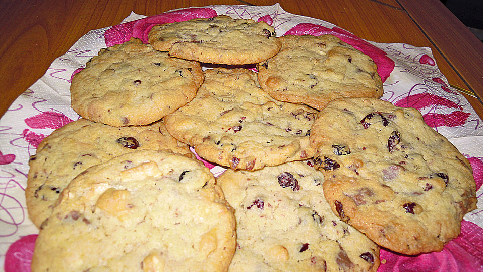 Cookies mit Cranberries und weißer Schokolade von Mrs-Pierce