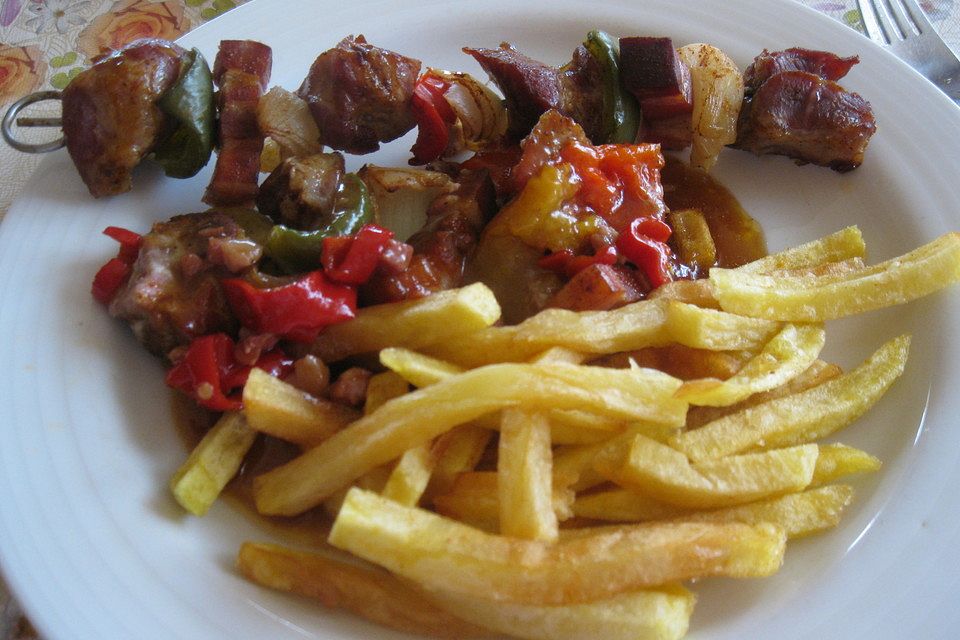 Russische Spieße (Schaschlik) à la Sergej