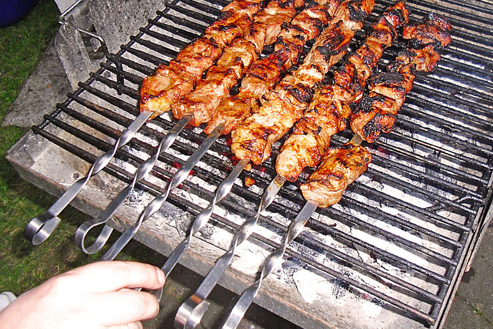 Russische Spieße (Schaschlik) à la Sergej