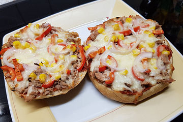 Fladenbrot-Thunfisch-Pizza