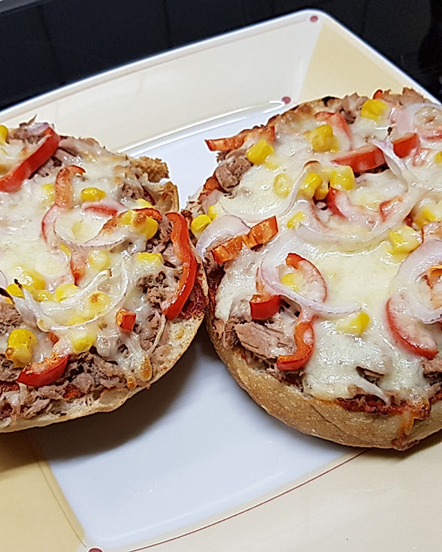Fladenbrot-Thunfisch-Pizza
