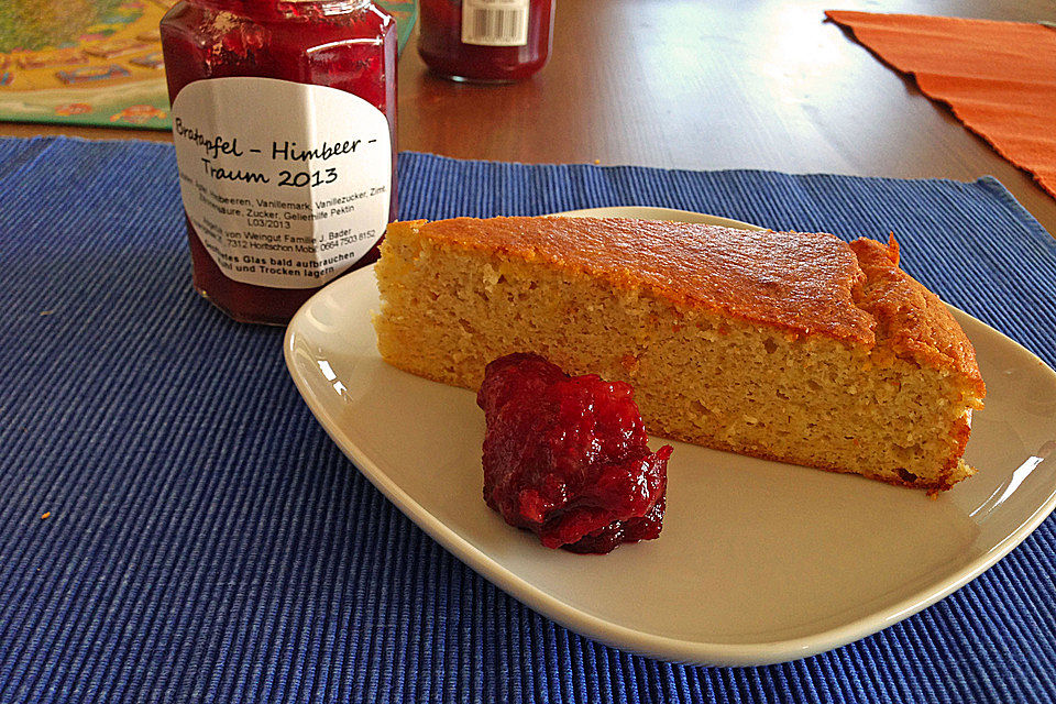 Käsekuchen mit Magertopfen und Dinkelgrieß