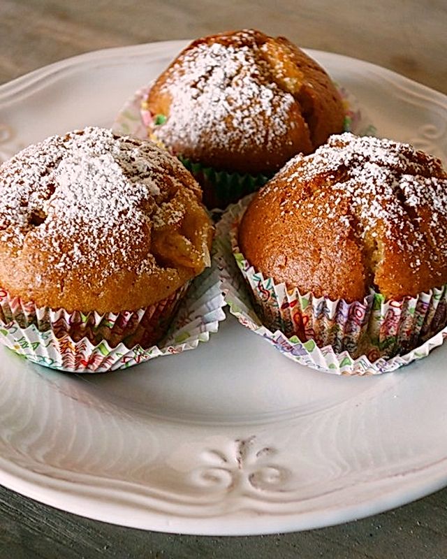 Betrunkene Pfirsich-Muffins