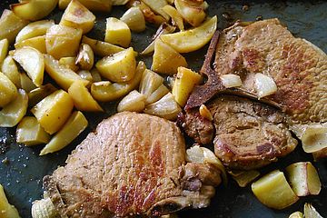 Kartoffeln à la Bocuse mit Kotelett