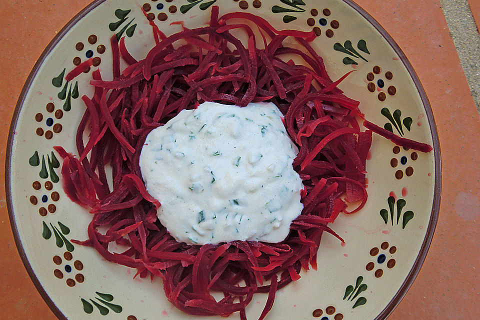 krümeltigers Rote Bete-Spaghetti