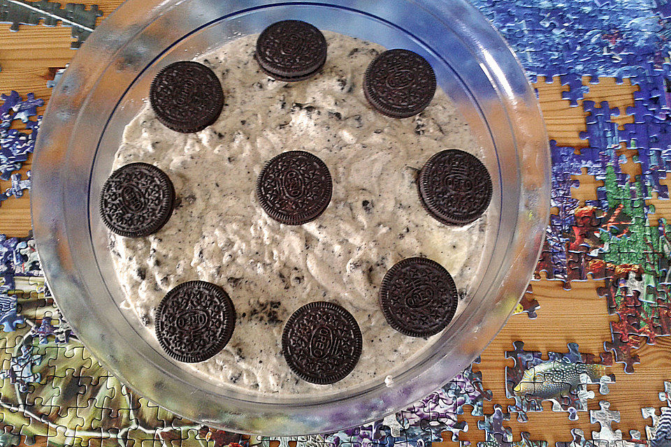 Amerikanischer Oreo-Pudding