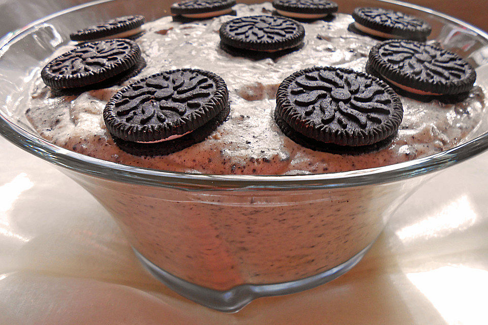 Amerikanischer Oreo-Pudding