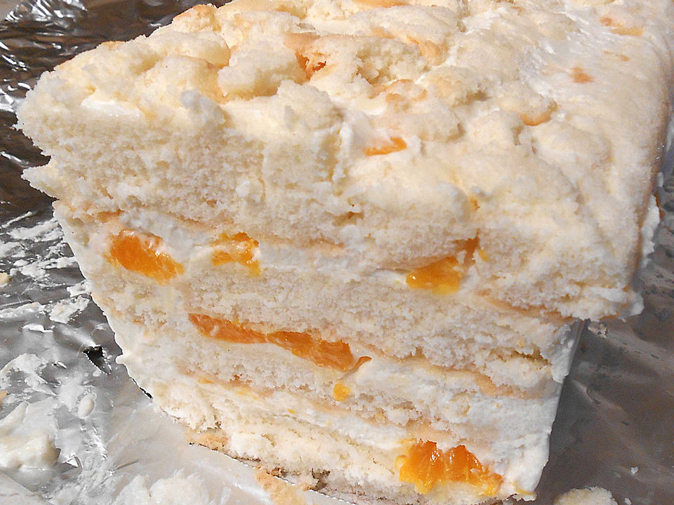Mandarinen-Sahne-Schnitte von romysarah2324| Chefkoch
