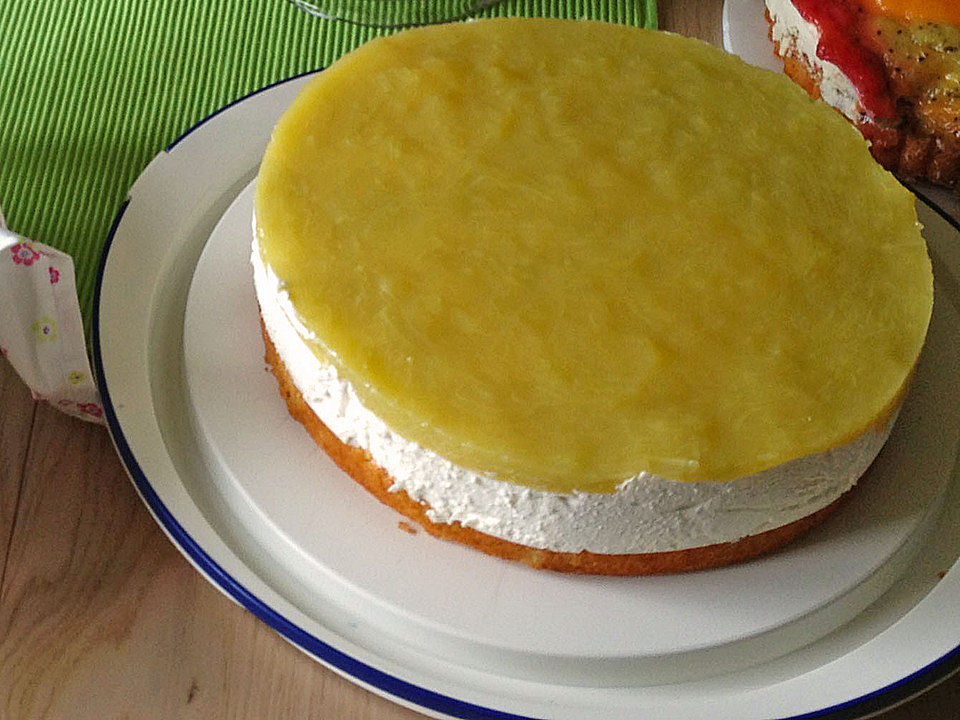 Rhabarber-Creme-Torte von MacNina| Chefkoch