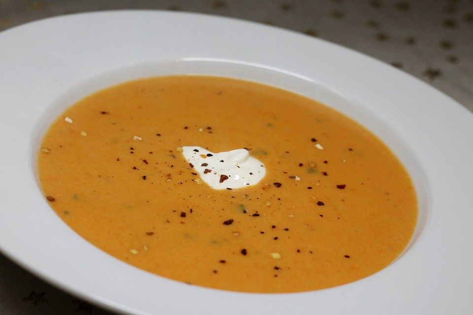 Möhren-Chili-Cremesuppe