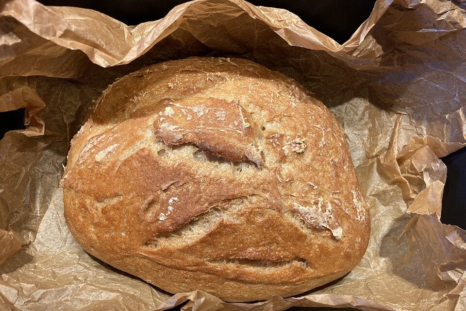 No Knead Bread, glutenfrei