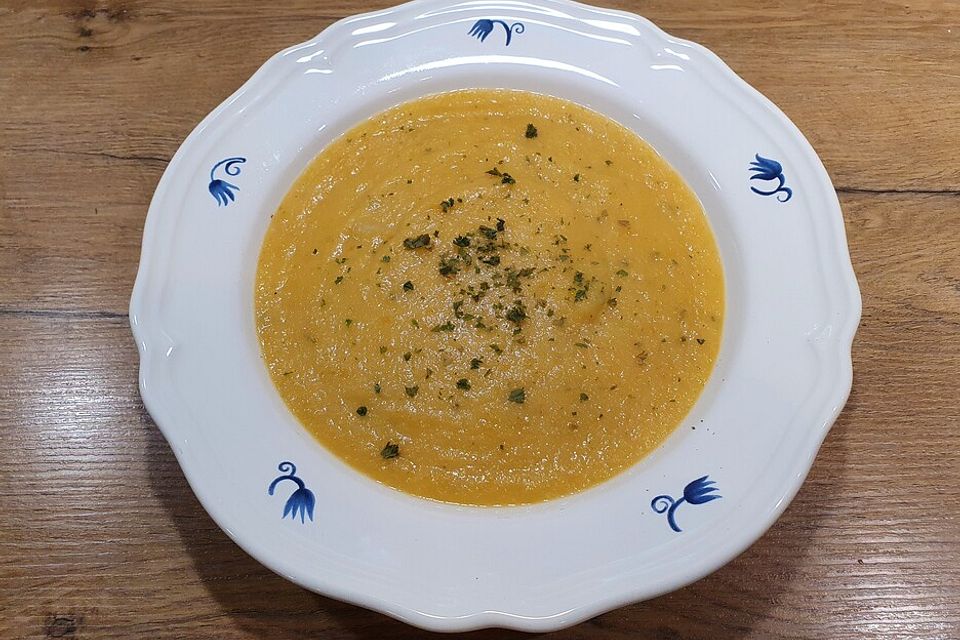 Kohlrabi-Kartoffel-Gemüsesuppe